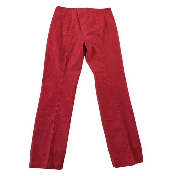 Diane Von Furstenberg Linen-blend Twill Slim-leg Pants - Picture 4 of 6